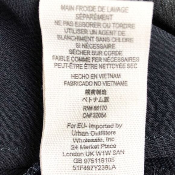 Free People Tied To You black Floral Tie Sleeve Dress XSmall - Picture 9 of 11